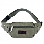Casual Canvas V&ouml;&ouml;kott V&ouml;&ouml;kott Mobiiltelefoni kott Banaanikott Fanny Pack Men armee roheline v&auml;rv