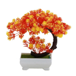 Simulatsioon Rohelised taimed V&auml;ikesed potis olevad bonsai Kodusisustus Laud Mini Decorativ oranž