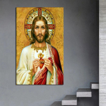 5D isetehtud teemantmaal Religioosne usk Teemanttikandid T&auml;ispiste ristpistes Kodukaunistus K&auml;sitsi valmistatud kingitus Full Square 25x30cm