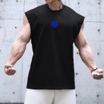 Muscleguys New Arrival Meeste Fitnessi Riided Kulturismi Stringer Tank Top Varrukateta T-s&auml;rk Jooksuvest M must