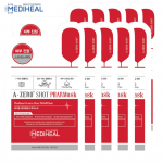 Mediheal A-Zero Shot Pharmask, Tension Flex Hydra Mask ja Tension Flex rahustav mask, 25 g. x 3 / 9 / 10 tk - Korea nahahooldus 25 g. x 10 pcs