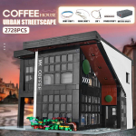 MOLD KING T&auml;navavaate ehitusplokid MOC-45635 MODERN CAFE mudelikomplektid Montaažiklotsid Lastele &Otilde;ppem&auml;nguasjad S&uuml;nnip&auml;evakingitused