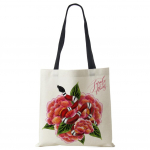 Flower Snake naiste &otilde;lakott Kirjaga tr&uuml;kitud korduvkasutatav ostukott Harajuku Eco Canvas suure mahutavusega k&auml;ekott