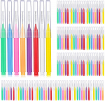 100 tk hambaork hambavaheharjad Suuh&uuml;gieen hambaniit Pehme plastikust hammas hammastele mitmev&auml;rviline