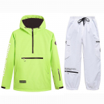 Uus Skiwear kapuuts Meeste ja naiste lumelaua suusakapuuts Tuulekindel soe suusajope p&uuml;kste komplekt M