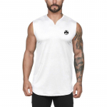 Muscleguys Cotton Crew Neck Sport vabaaja varrukateta T-s&auml;rk Treening Fitness Simple Fashion Meeste aluss&auml;rk M must