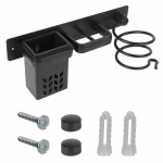 Juuksesirgendaja hoidik Hoiukast Vannituba Juuksehooldust&ouml;&ouml;riist Seinale paigaldatav hoidik Organiseerija F&ouml;&ouml;nihoidja raam Multifunktsionaalne