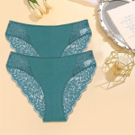 FINETOO 2TK/komplekt &Otilde;mblusteta pitsp&uuml;ksid Naiste aluspesu Seksikad alusp&uuml;ksid Stringid naistele, lillelised, l&auml;bin&auml;gelikud t&uuml;drukud. S