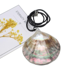 1 tk Naturaalsest koorega kaelakee ripats, karbikarbiga kaelakeed naistele meeste ehted 75-80 mm 1Pcs/75-80mm