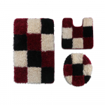 3 TK Vannitoa matt tualettruumi jaoks Euroopa v&otilde;reprintimine du&scaron;iruumi vaipkatte matt libisemisvastane majapidamise kaane kate P&otilde;randavaipade komplektid 3PCS