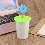 Kuum armas p&auml;evalillepitsist tolmu korduvkasutatav silikoonist kattetass DIY tasuta splaissimine One Size roosa