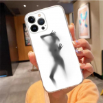 Telefoni&uuml;mbris Iphone 14 Pro Max 13 12 11 Pro Max Xs Xr X 12 13 Mini 14 Plus Sexy Woman Silhouettes Shadows Case Funda jaoks iphone 14