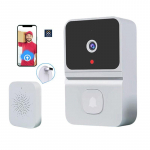 Kahesuunaline traadita turvauksekell Juhtmeta sisetelefoni uksekell koduvalve WiFi nutikas videok&otilde;ne uksekell koos kaameraga 1pc valge