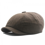 Vintage triibulised baretid, meeste s&uuml;gismood, ajalehem&uuml;tsid, meessoost kunstnik, lame visiir, tipuk&uuml;bar, meeste kevadine vabaaja riietus Boina Gorras 58-60cm must