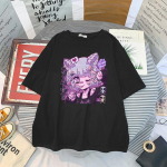 Suvemood armas naiste T-s&auml;rk Multikas Sweet Girl Jaapani t&auml;navar&otilde;ivad Harajuku L&otilde;bus l&uuml;hikeste varrukatega Kawaii vabaaja topp S