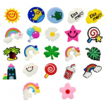 22 tk Smiling Rainbow seeria PVC kingav&otilde;lusid kingade kaunistamiseks 22pcs