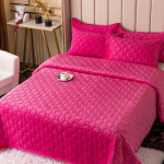 Crystal Plush tekk voodilina soe &uuml;hev&auml;rviline voodikate Flanellist paksendatud tekk &uuml;he kaheinimesevoodi talvepaksendatud 230*230cm