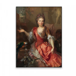 Klassikalise &otilde;limaali plakat Nicolas de Largillierre tr&uuml;kib viktoriaanliku naise portree l&otilde;uendimaaliga kodugalerii sisekujundus 21x30 No Frame
