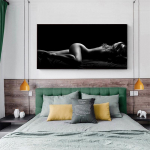 Seksikad alasti naised voodis magavad Kunst l&otilde;uend plakatid ja tr&uuml;kised Seinakunstimaalingud Kehapildid kodu magamistoa sisekujunduseks 20*40cm