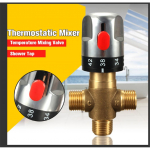 Messingist termostaadi segisti reguleeritav segamisklapp Vannitoa vee temperatuuri reguleerimise segisti kassetid