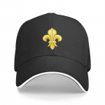 Klassikaline Fleur De Lis pesapallim&uuml;ts meestele, naistele, isikup&auml;rastatud reguleeritav unisex prantsuse liilia lilleline isam&uuml;ts v&auml;litingimustes Baseball Cap