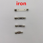 10pcs 2.4cm length High Quality Safety pin Brooch Base Back Bar Badge Holder Brooch Pins DIY Jewelry 15mm