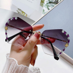 Moem&auml;rgi Disain Vanaaegsed Raamita Strassidega P&auml;ikeseprillid Naised Mehed Retro L&otilde;igatud L&auml;&auml;ts Gradient P&auml;ikeseprillid Naised pruun