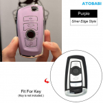 TPU auto v&otilde;tme&uuml;mbris Remote Fobs Protector Cover v&otilde;tmehoidja hoidja BMW 3 5 6 7 seeria jaoks F07 F10 F11 F18 F06 F12 F13 F01 F02 F03 F25 must