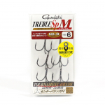 Gamakatsu 67813 Treble Hook SP M must, suurus 6 (2724)