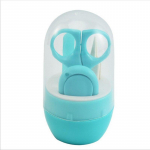 4 tk beebi k&auml;te ja jalgade hoolduse komplekt, manik&uuml;&uuml;ri nuga, t&auml;iskomplekt beebi k&uuml;&uuml;nek&auml;&auml;rid roheline