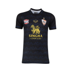 2023 Chiang Rai UNITED FOOTBALL JERSEY THAILAND LEAGUAGE S&auml;rgi SOCCER POLYESTER FC CLUB SPONSOR SINGHA TOA PAINT BLACK HALL S