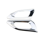 ABS kroom esi-/tagaukse k&auml;epideme kaussi kaane sisemine uksekausi trimm Peugeot 208 2015 jaoks - back door silver white