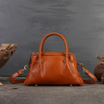 Johnature ehtsast nahast naiste kott Retro &uuml;hev&auml;rviline mitmek&uuml;lgne k&auml;ekott, suure mahutavusega &otilde;la- ja p&otilde;ikkotid pruun