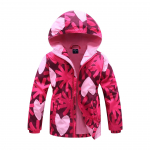 Vihmamantel jakk Tuulejope Veekindel kapuutsiga Parka T&uuml;drukutele Poistele vanuses 3-11 a S punane