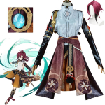 M&auml;ng  Shikanoin Heizou Cosplay Kost&uuml;&uuml;m Parukas T&auml;iskomplekt Tarvikutega Halloweeni Peokost&uuml;&uuml;m Cosplay R&otilde;ivad L-(Full set+wig)