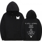 R&auml;ppar Kendrick Lamar Kapuutsiga S&auml;rk Albumile To Pimp A Butterfly Kahepoolne Tr&uuml;kk Kapuutsiga Dressipluus Unisex Naistele Hip Hop Kapuutsiga S&auml;rgid Streetwear 2XL