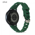 20/22mm silikoonrihm Samsungi k&auml;ekellale 4 5 Bluetooth 40/44mm 5 Classic 42mm 46mm S4 Beacelet Band for Amazfit for Huawei Watch Muu 20mm/22mm kell 20mm valge