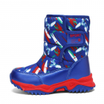 26-38 Uued kvaliteetsed p&otilde;rutusi summutavad libisemisvastased vastupidavad k&otilde;rge &uuml;laosaga laste l&uuml;hikesed saapad Camo lumesaapad puuvillased kingad 37 safiir/punane