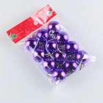 12 tk. J&otilde;ulupallid, rippuvad j&otilde;ulukuulid, pallid, s&uuml;damet&auml;hed, kuldsed punased ripatsid, r&otilde;&otilde;msad j&otilde;ulupeokaunistused 2023. aasta uusaasta 3cm