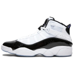 Air Jordan 6 Rings Concord Meeste Tossud Valge Must-Tume-Concord 322992-104 40