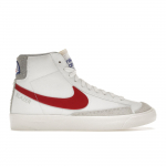 Nike Blazer Mid 77 valge Phantom Gym Red meeste tossud hele-suitsu hall DH7694-100 41