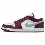 Air Jordan 1 Low Cherrywood Red Meeste Tossud White Cement-Grey 553558-615 44