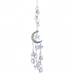 Suncatcher Decor Kerge k&auml;sitsi valmistatud 2 v&auml;rvi trendikas moodsa stiiliga rippprisma kaunistus kingituseks kollane
