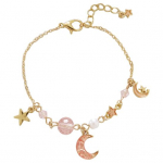 Moon Star Charm Faux Pearl Beads K&auml;ev&otilde;ru Naiste K&auml;ev&otilde;ru Ehted Kingitus