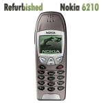 Renoveeritud Nokia Originaal Nokia 6210 GSM 900 / 1800 Mobiiltelefon 1 SIM-kaardiga Simple Set punane