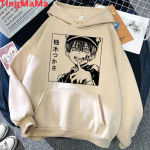 Tualetiga seotud Hanako Kuni kapuutsid Unisex tr&uuml;kiga y2k esteetiline Unisex riietus Ulzzang hip hop Unisex kapuuts S