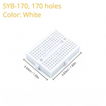 MB102 ZY-204 jooteta leivalauad 170/400/700/750/830/1600 pistikuavad Mitmek&uuml;lgsed protot&uuml;&uuml;pide vooluringide testimisplaadid SYB-170-White