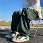 Meeste 6XL 7XL 8XL Suurem&otilde;&otilde;tmelised Quick Dry Rohelised Merev&auml;rvi p&uuml;ksid Cargo P&uuml;ksid P&uuml;ksid Harem Laia s&auml;&auml;rega dressip&uuml;ksid Meestele Korea suveriided XL roheline