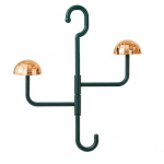 M&uuml;tsi riputusriiul 3 m&uuml;tsi hoidmiseks Paigaldusvaba plastikust vitriin nokam&uuml;tsi jaoks Pesapallim&uuml;tsid Parukad Sall Ehted M&uuml;tsi organiseerimiskonks roheline