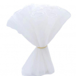 Vastupidav pakend t&uuml;lli kunstp&auml;rlitest k&auml;sit&ouml;&ouml;materjal valge